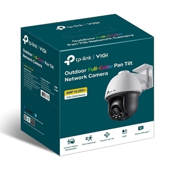 Cámara IP 4MP 360° Exterior PoE / 12V TP-LINK VIGI C540